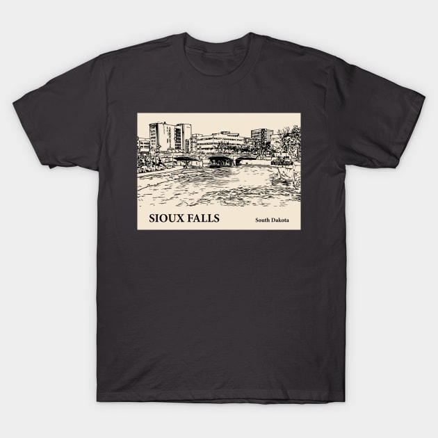 Sioux Falls - South Dakota T-Shirt by Lakeric